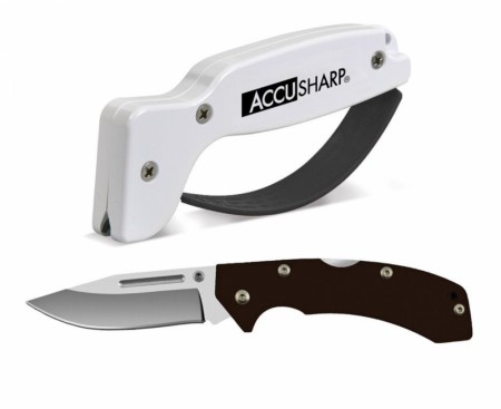 Knivsliper AccuSharp m/ kniv med rustflitt stålblad