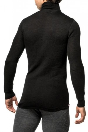 Woolpower Zip Turtleneck 200 Black M